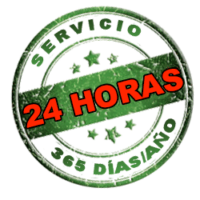 servicio 24 horas, 365 días al año